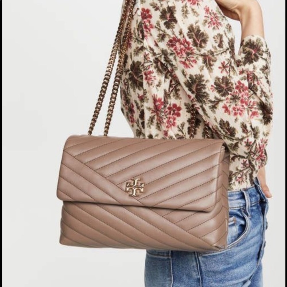 Tory Burch Kira Chevron Convertible bag